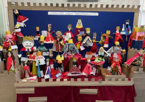 Widać wszystkie prace jakie przedszkola przysłały na konkurs